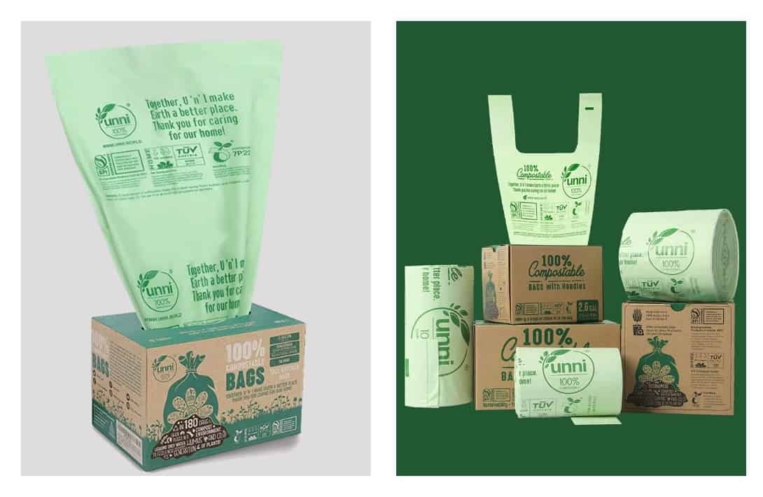 9个最佳可降解和生物降解垃圾袋，绿色垃圾日#生物降解垃圾袋#生物降解垃圾袋#可堆肥垃圾袋#最佳生物降解垃圾袋#最佳可堆肥垃圾袋#可持续丛林图片由UNNI提供