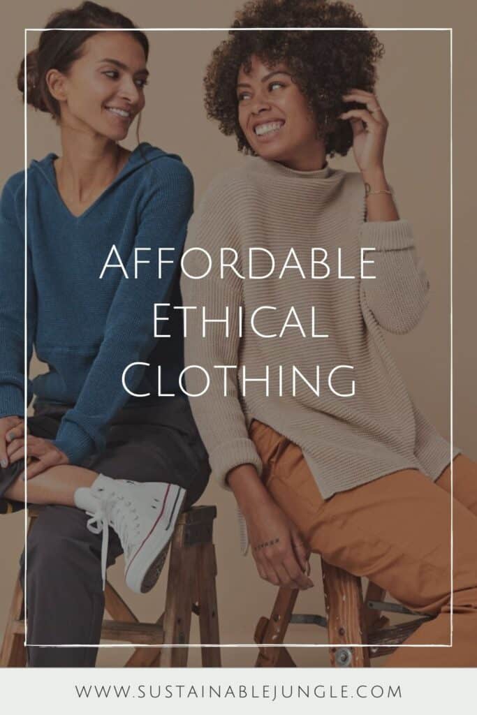 不仅价格合理的道德服装是可能的，而且比你想象的更容易买到。图片来自公约#可负担的道德服装#可持续的丛林