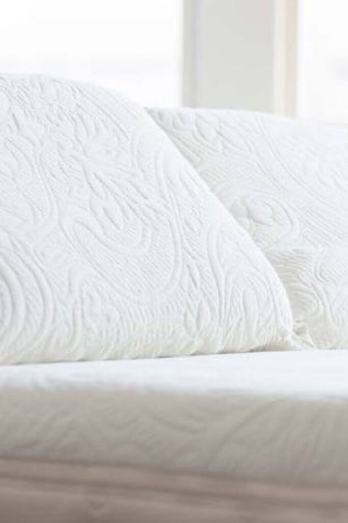 你不需要开始一场枕头大战，选择有机枕头来给自己最好的可持续睡眠……图片来源:Happsy #有机枕头#最佳有机枕头#天然有机枕头#有机latexillows #有机羽绒枕头