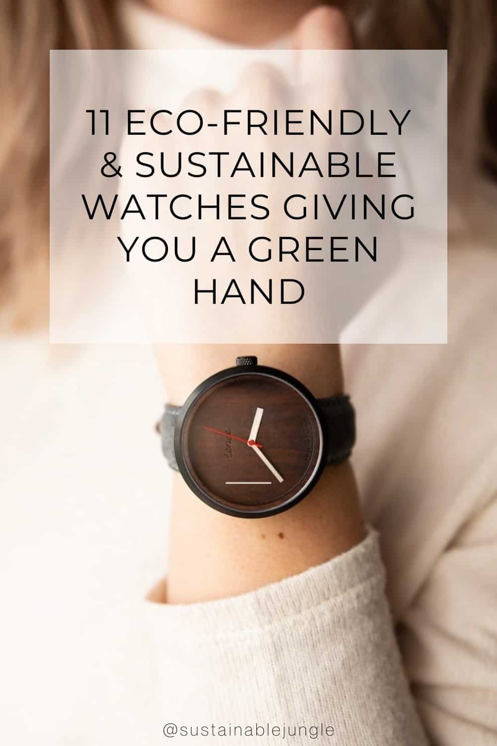 11款环保可持续手表，让你拥有一只绿色的手#可持续手表#生态手表#可回收手表#道德手表#可持续丛林图片由Tense提供