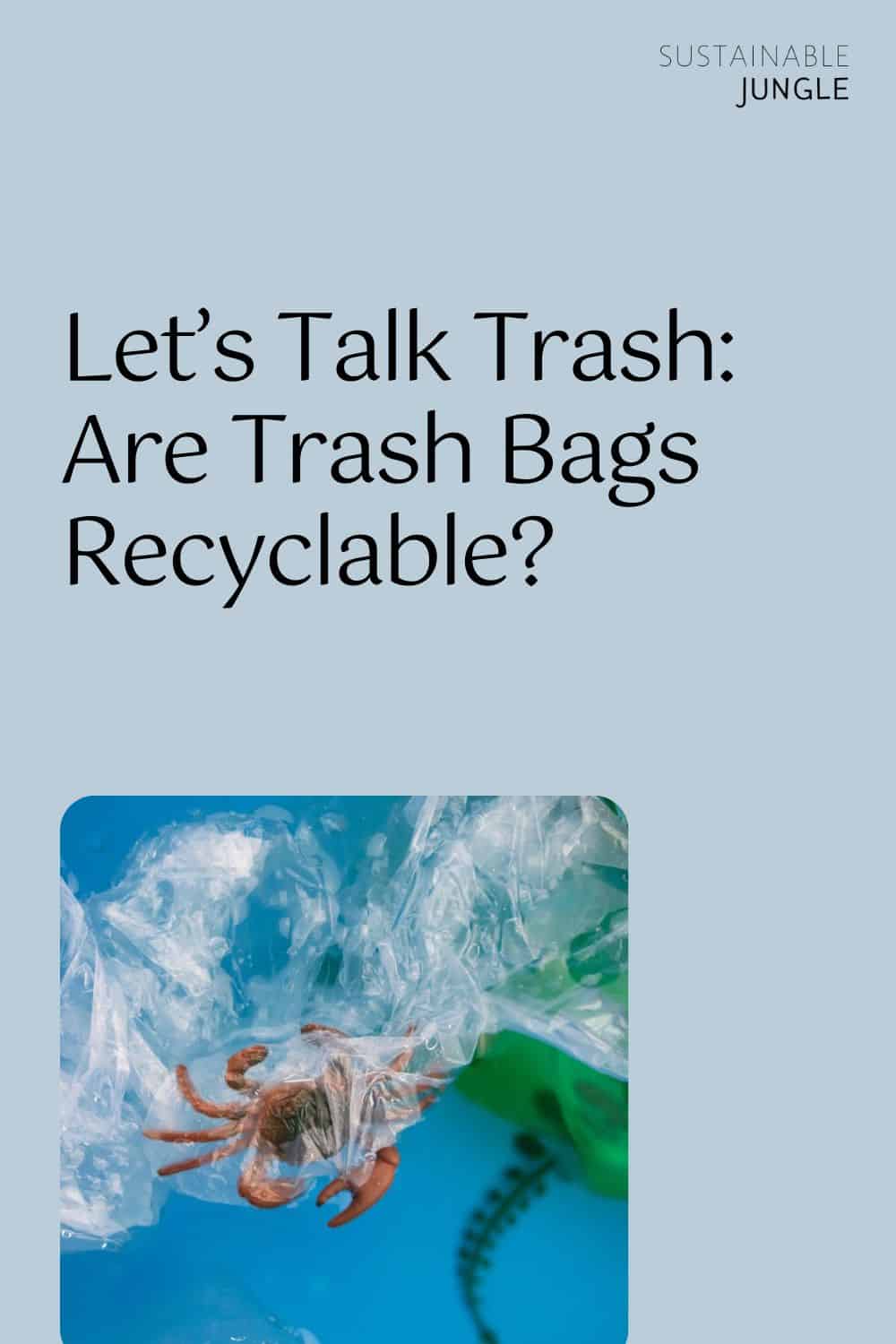 让我们谈谈垃圾:垃圾袋是可回收的吗?图片来源:Изображения пол зовател Алёна via Canva Pro #可回收的垃圾袋#可回收的垃圾袋#可回收的塑料垃圾袋#可回收的塑料垃圾袋#可持续丛林